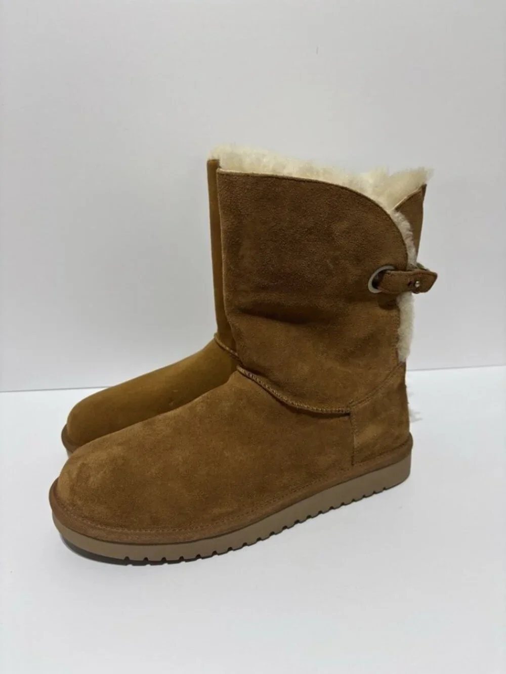 Koolaburra Women’s Remley Short Boots Chestnut, Size 11 M